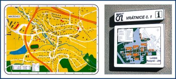Venkovní orientační systémy - mapové stojany